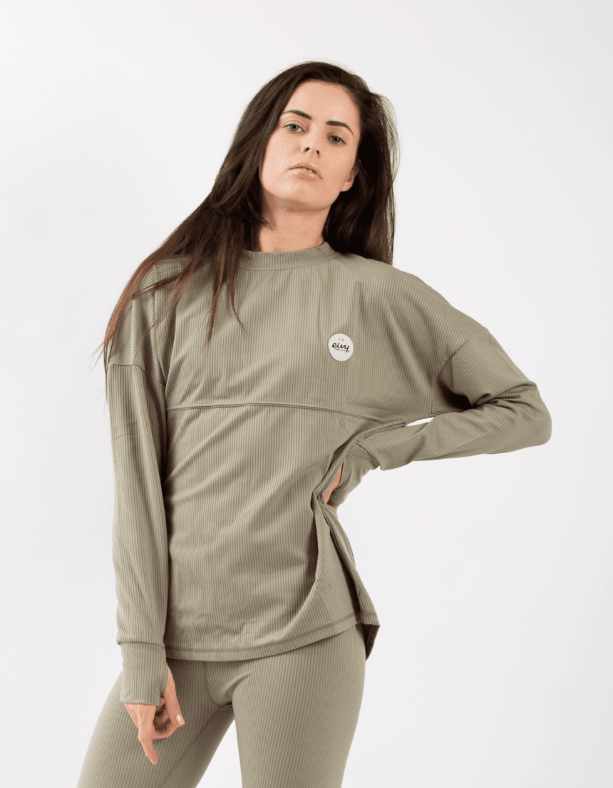 Eivy Venture Rib Top, Faded Oak