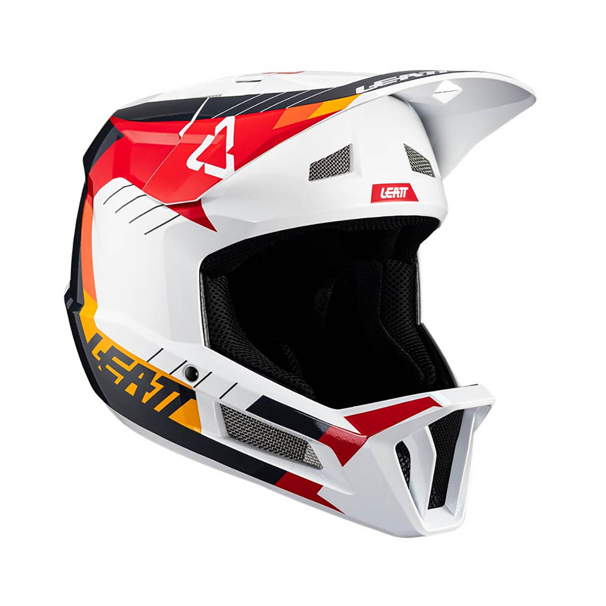 Leatt MTB Gravity 2.0 Helmet, White/Red