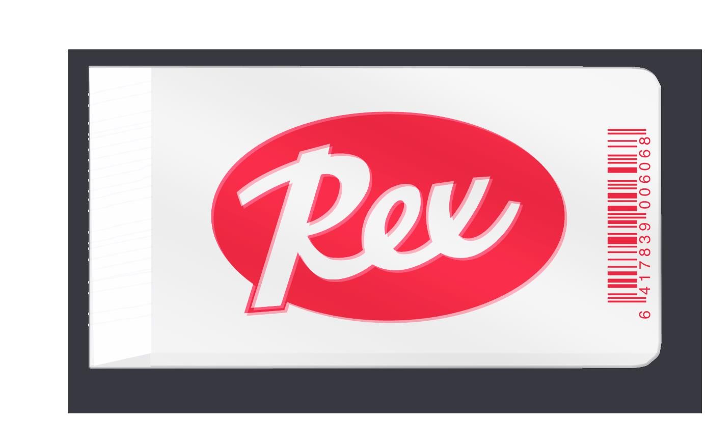 Rex Plastsikling med klisterskrape 6mm