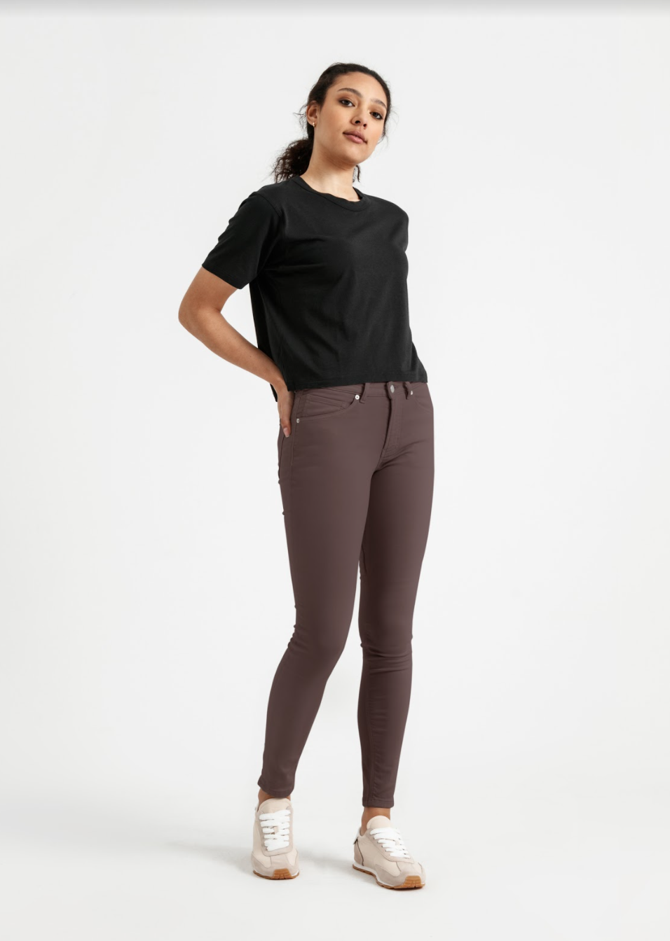 DUER WMNS No Sweat Skinny Pant, Seal DUER WMNS No Sweat Skinny Pant, Seal