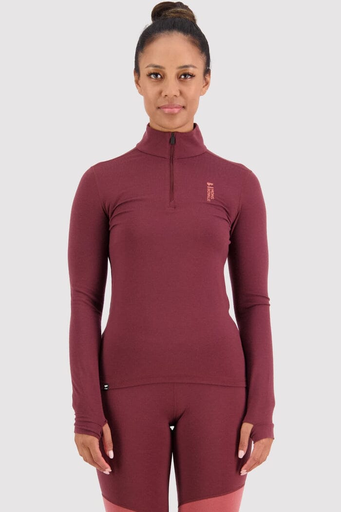 Mons Royale WMNS Cascade Merino 1/4 Zip Mons Royale WMNS Cascade Merino 1/4 Zip