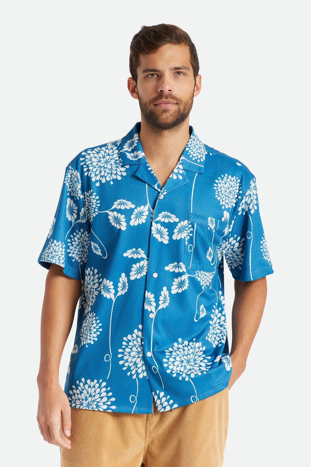 Brixton Bunker Mesh S/S Knit Shirt