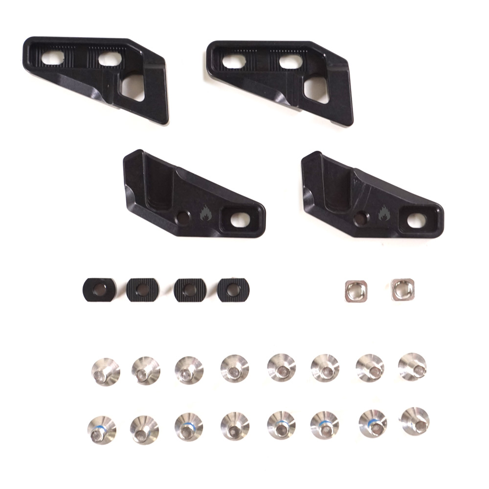 Spark Fixie Clips Throug-Mount, Black