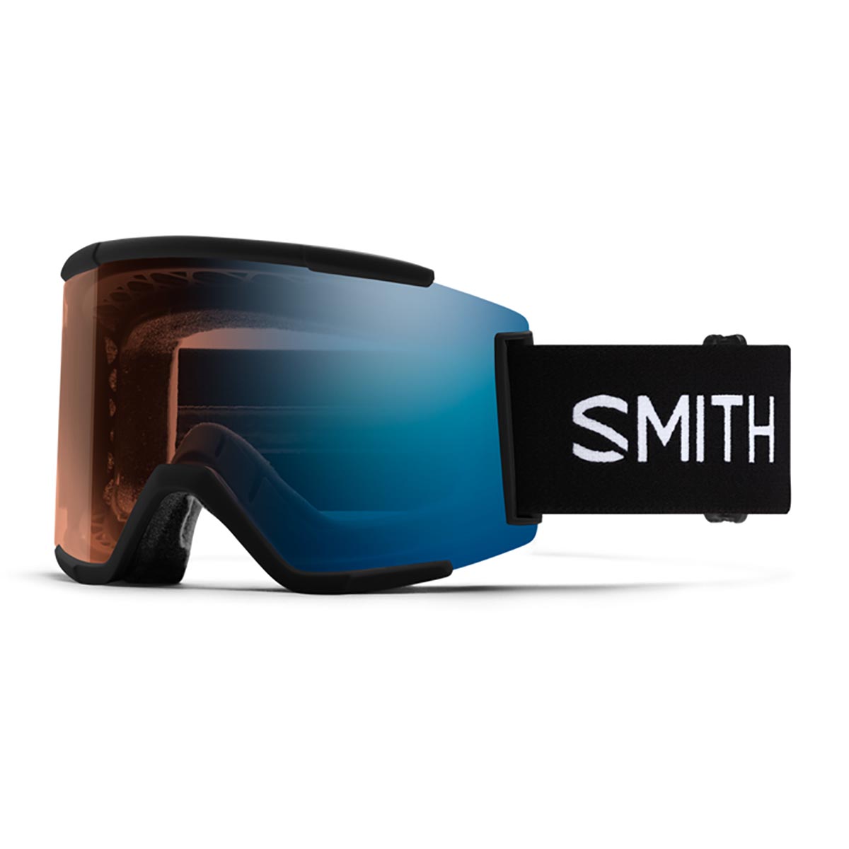 Smith Squad XL Black, Photoc Blue Mirror