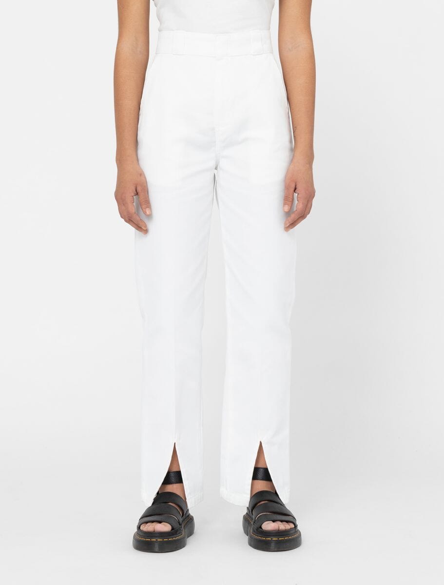 Dickies WMNS Phoenix Split Hem, White Dickies WMNS Phoenix Split Hem, White