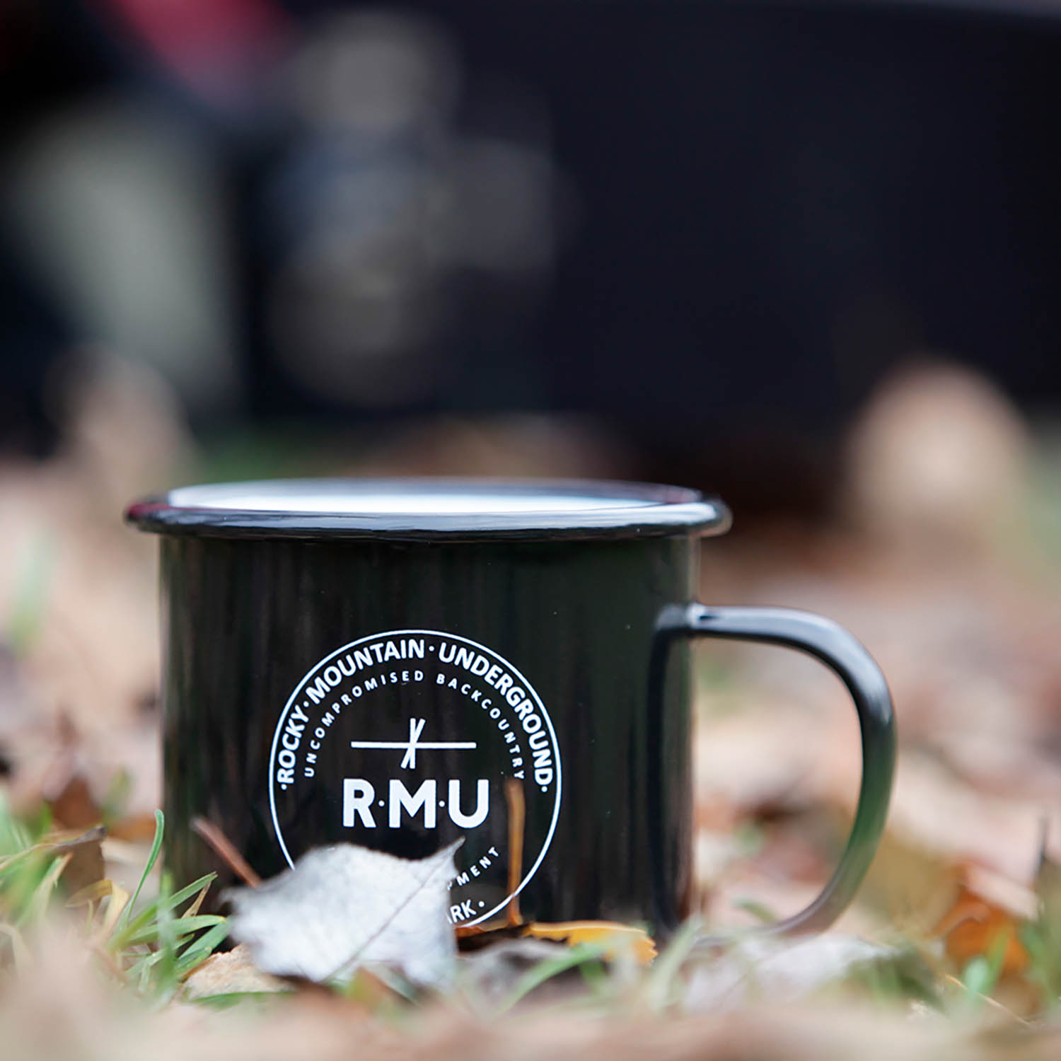 RMU Enamel Mug, Black RMU Enamel Mug, Black