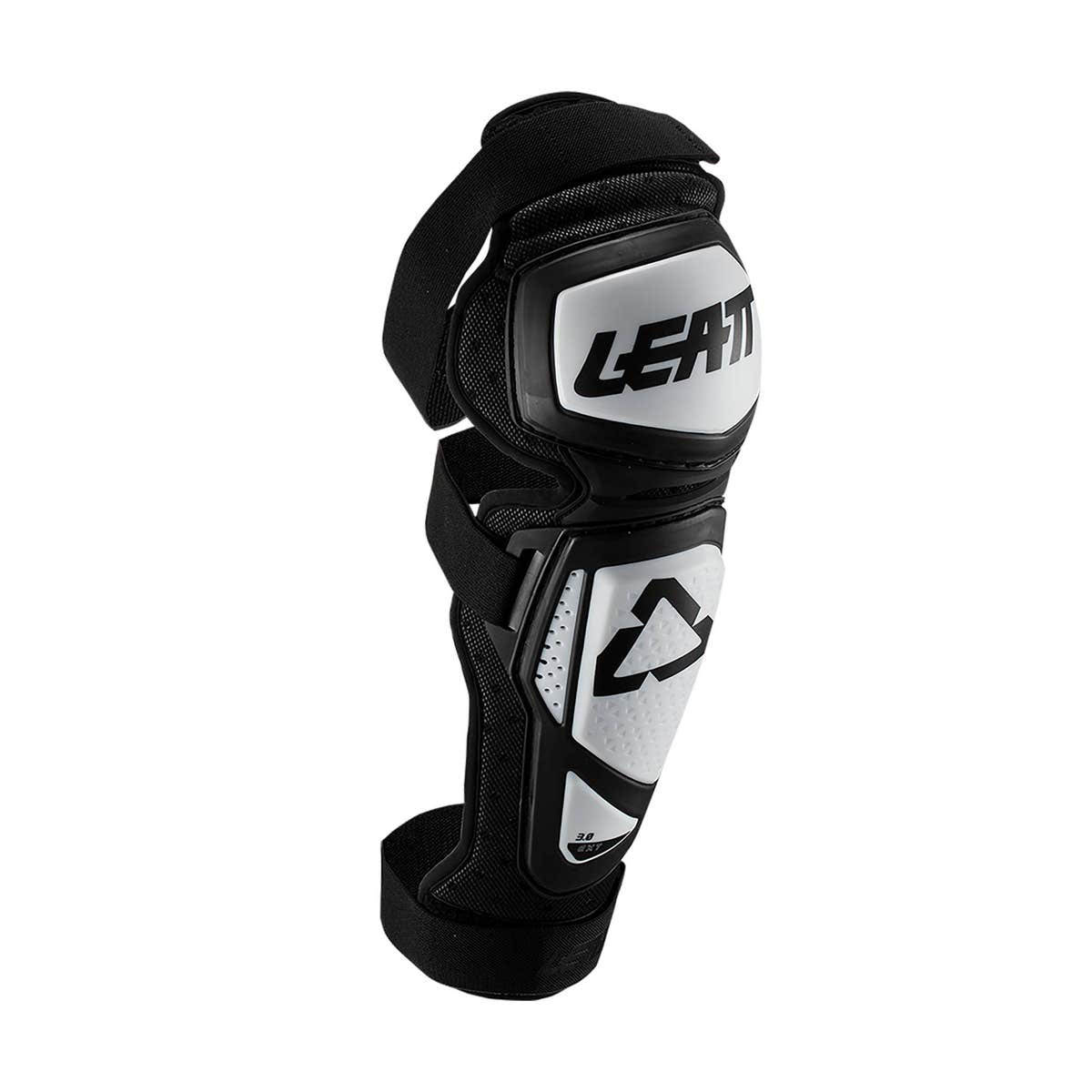 Leatt EXT 3.0 Knee & Shin Guard, Wht/Blk