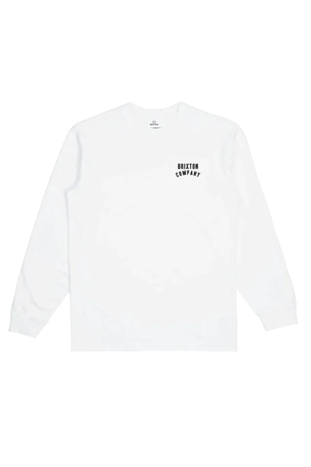 Brixton Woodburn Longsleeve, White