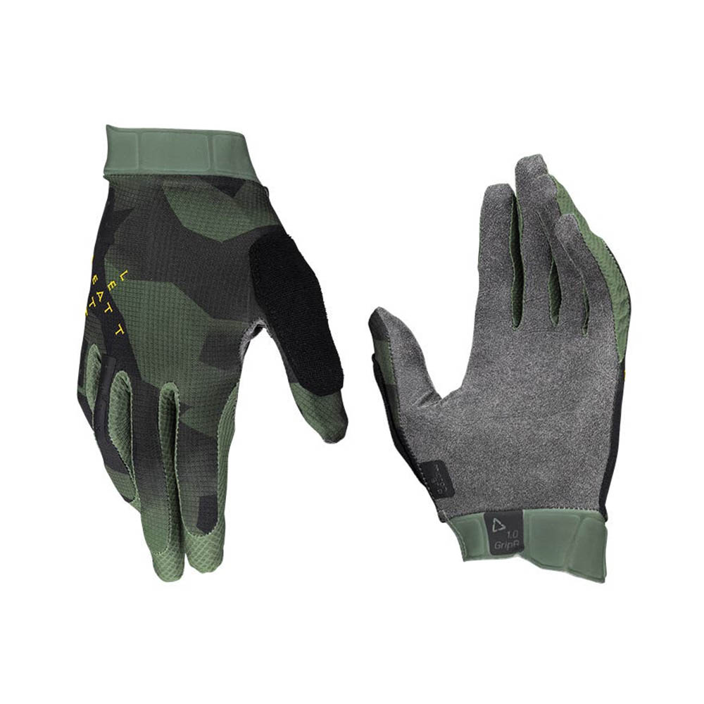 Leatt MTB 1.0 Gloves GripR, Spinach