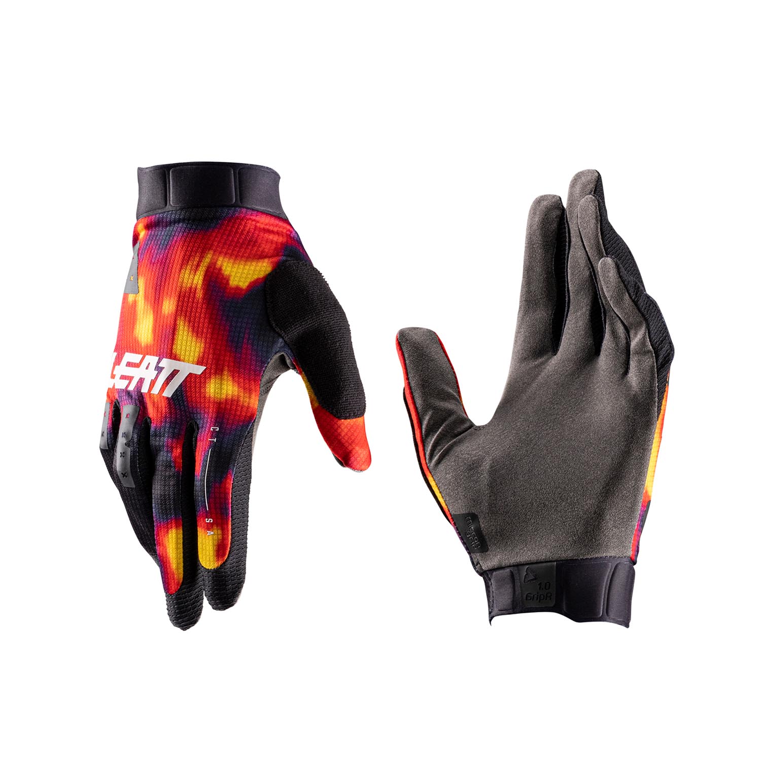 Leatt Glove MTB 1.0 GripR, Heatmap Red