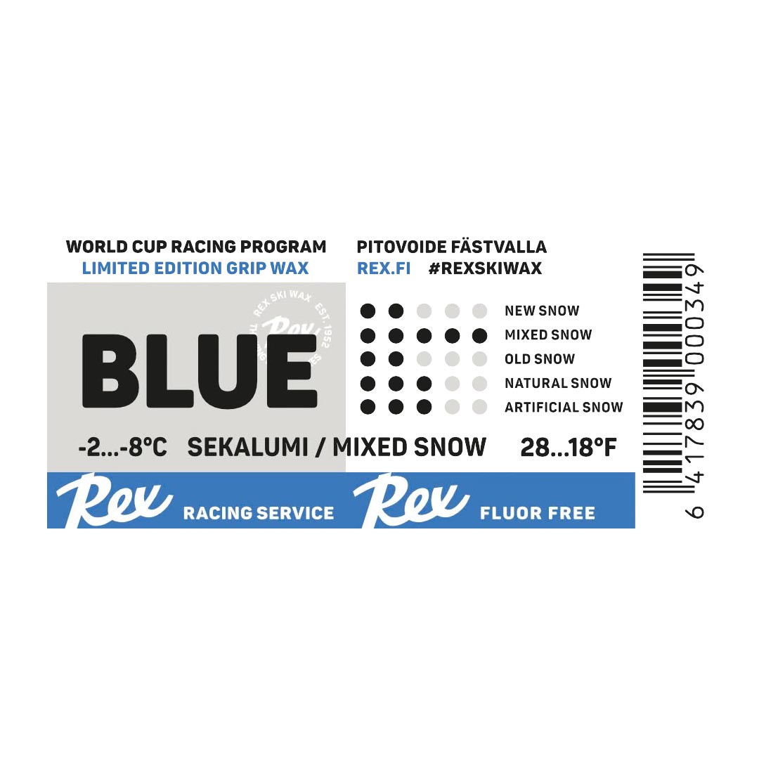 Rex Blue Racing Service Kick Wax