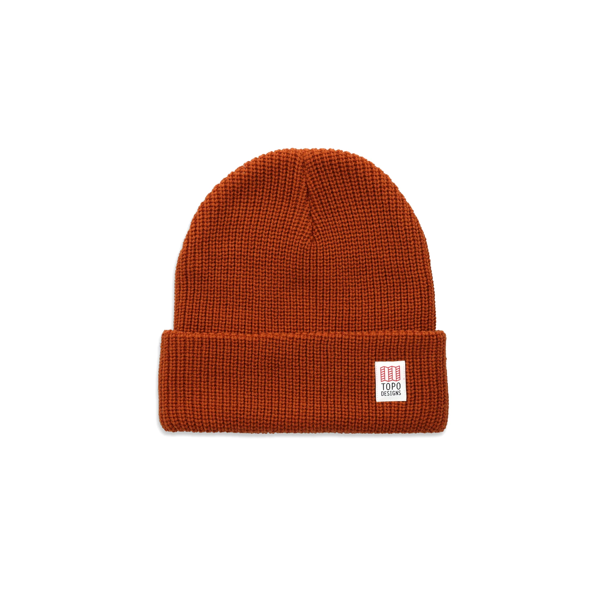Topo Designs Watch Cap Beanie, Brick Topo Designs Watch Cap Beanie, Brick