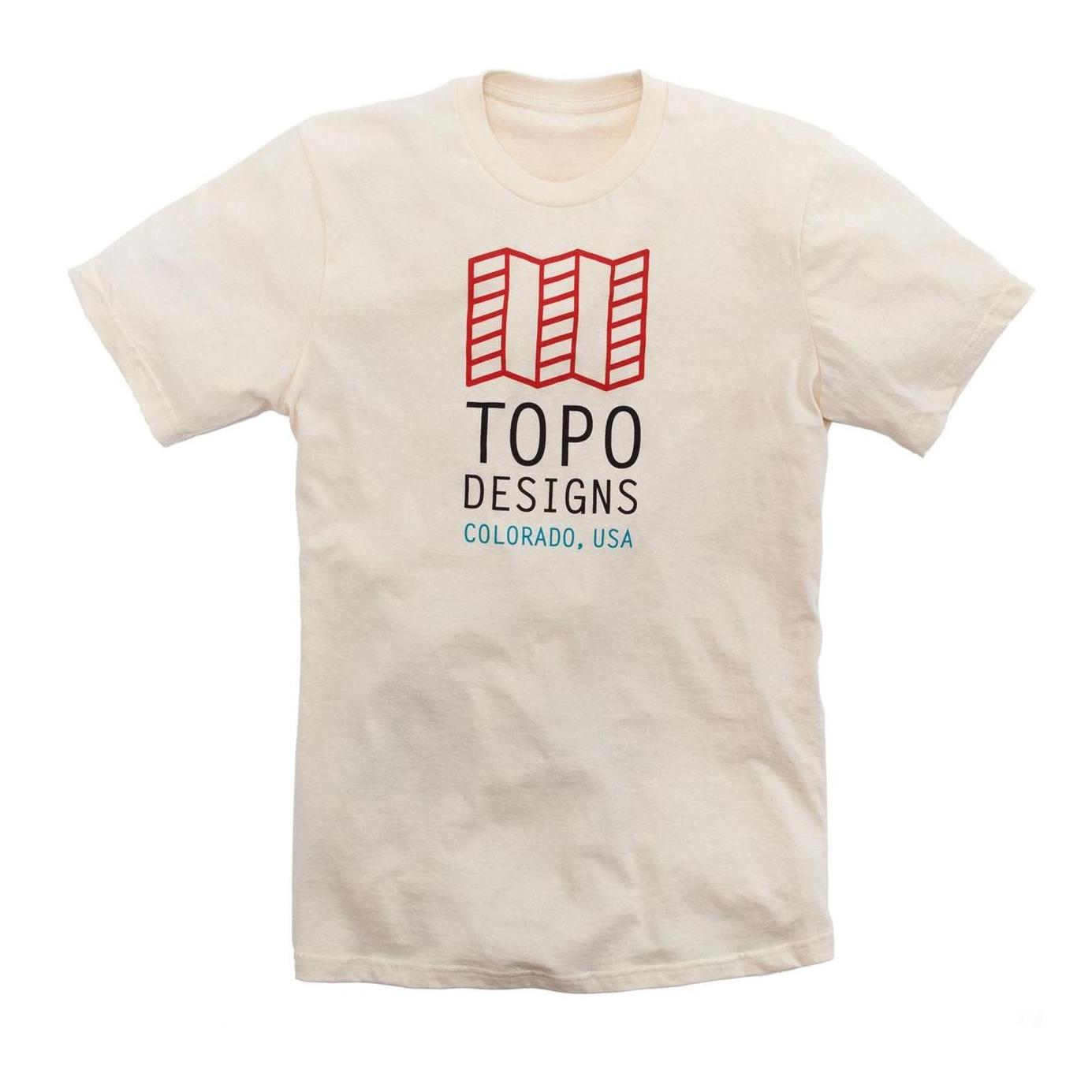 Topo Designs Original Logo Tee, Natural Topo Designs Original Logo Tee, Natural