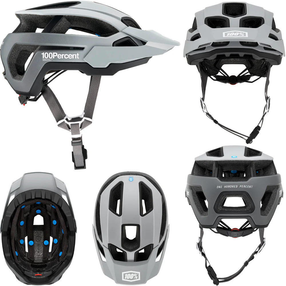 100% Altec MTB Helmet, Grey Fade 100% Altec MTB Helmet, Grey Fade
