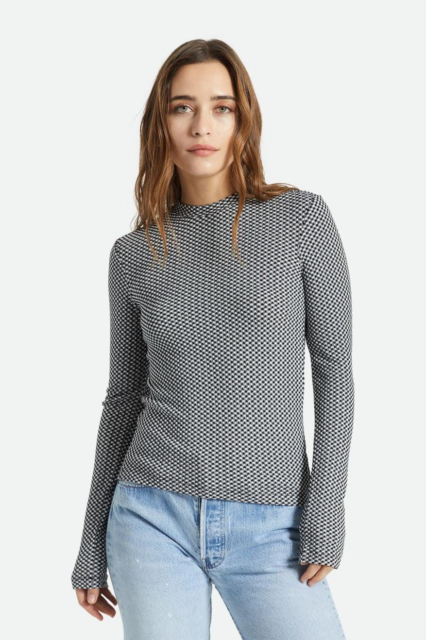 Brixton WMNS Roma Longsleeve, Black