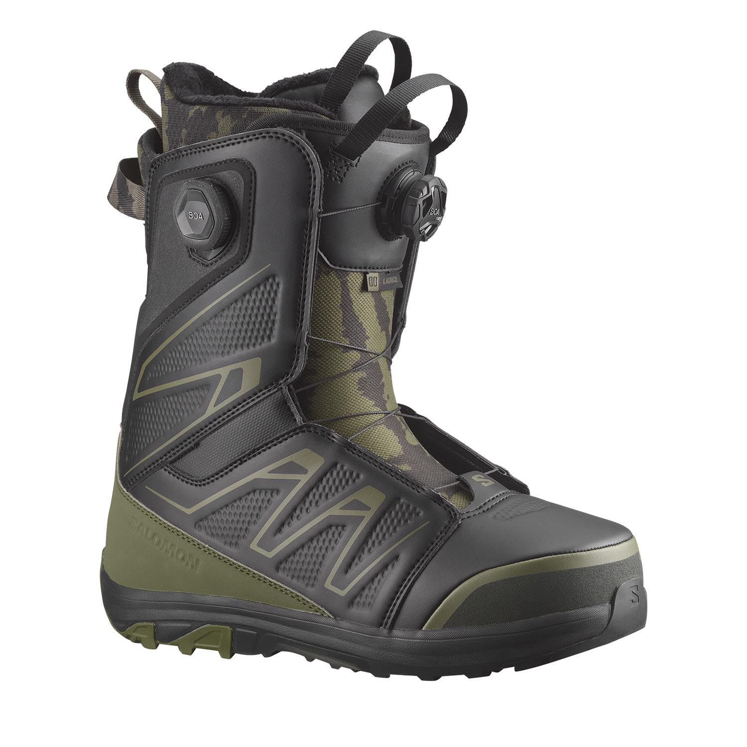 Salomon Launch BOA SJ Boot Black/Olive