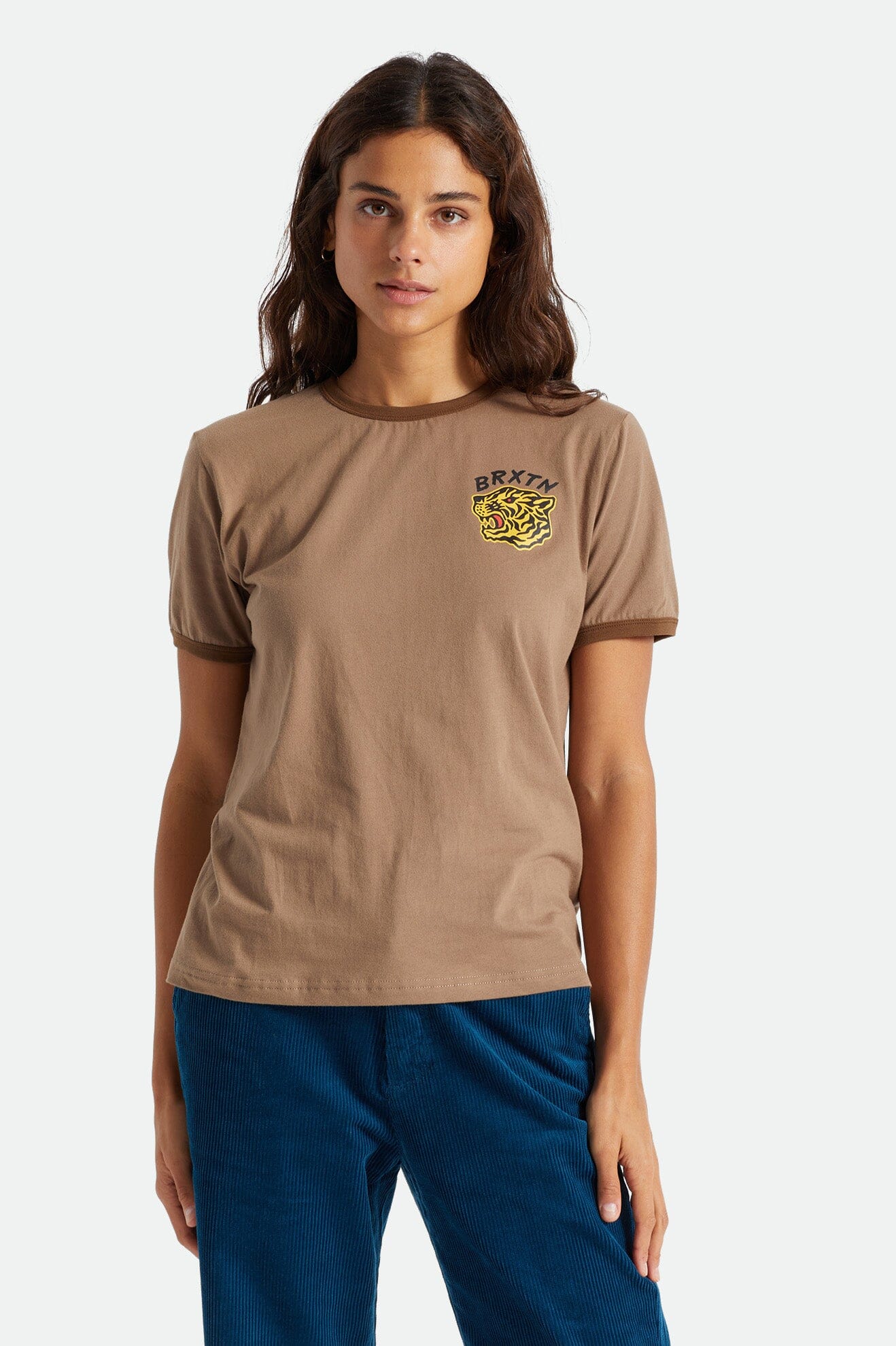 Brixton WMNS Kit Vintage Ringer Tee Brixton WMNS Kit Vintage Ringer Tee