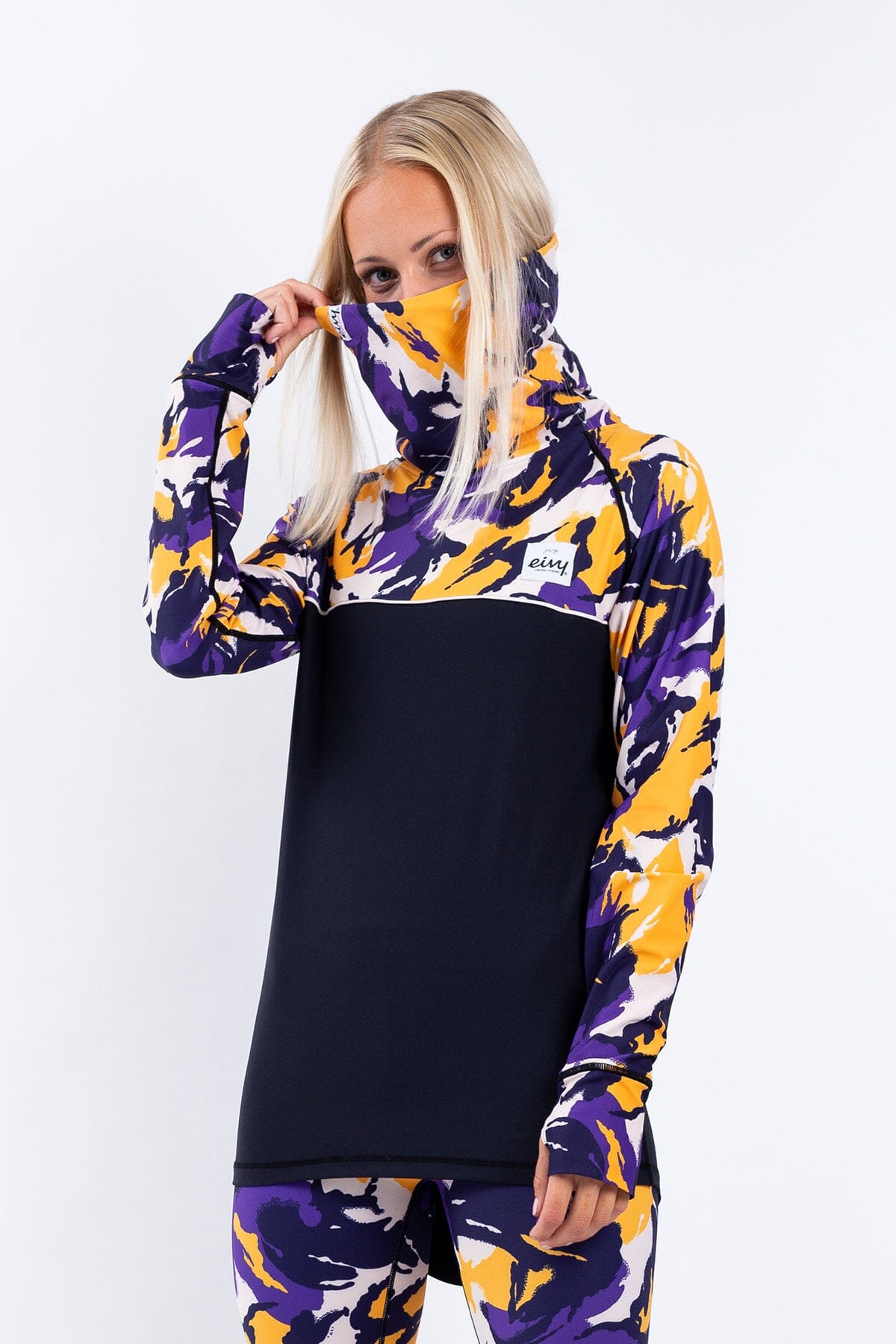 Eivy Icecold Gaiter Top, Purple Eivy Icecold Gaiter Top, Purple