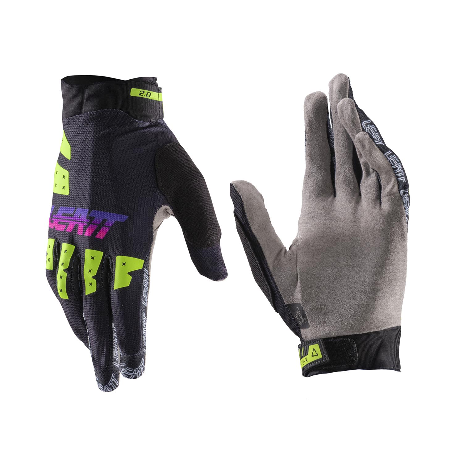 Leatt Glove MTB 2.0 X-Flow, Neon Black