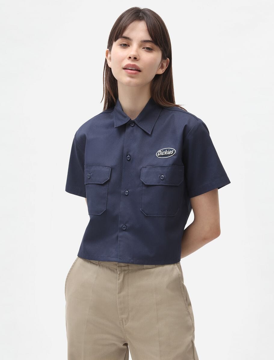 Dickies WMNS Saxman Shirt, Navy Blue