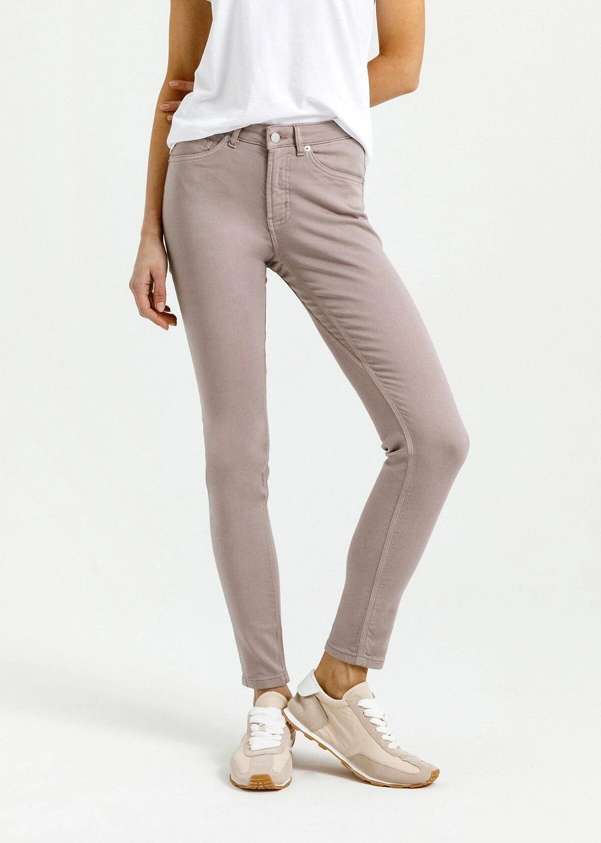 DUER WMNS No Sweat Skinny Pant, Mallow