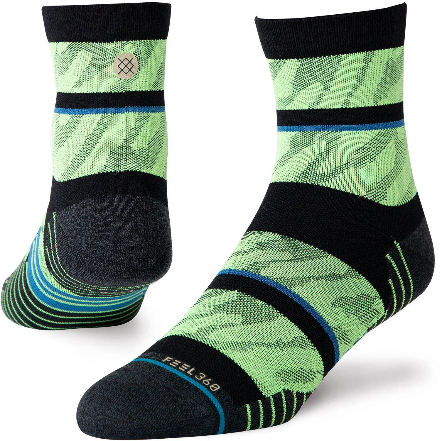 Stance Embrun Socks, Neon Green