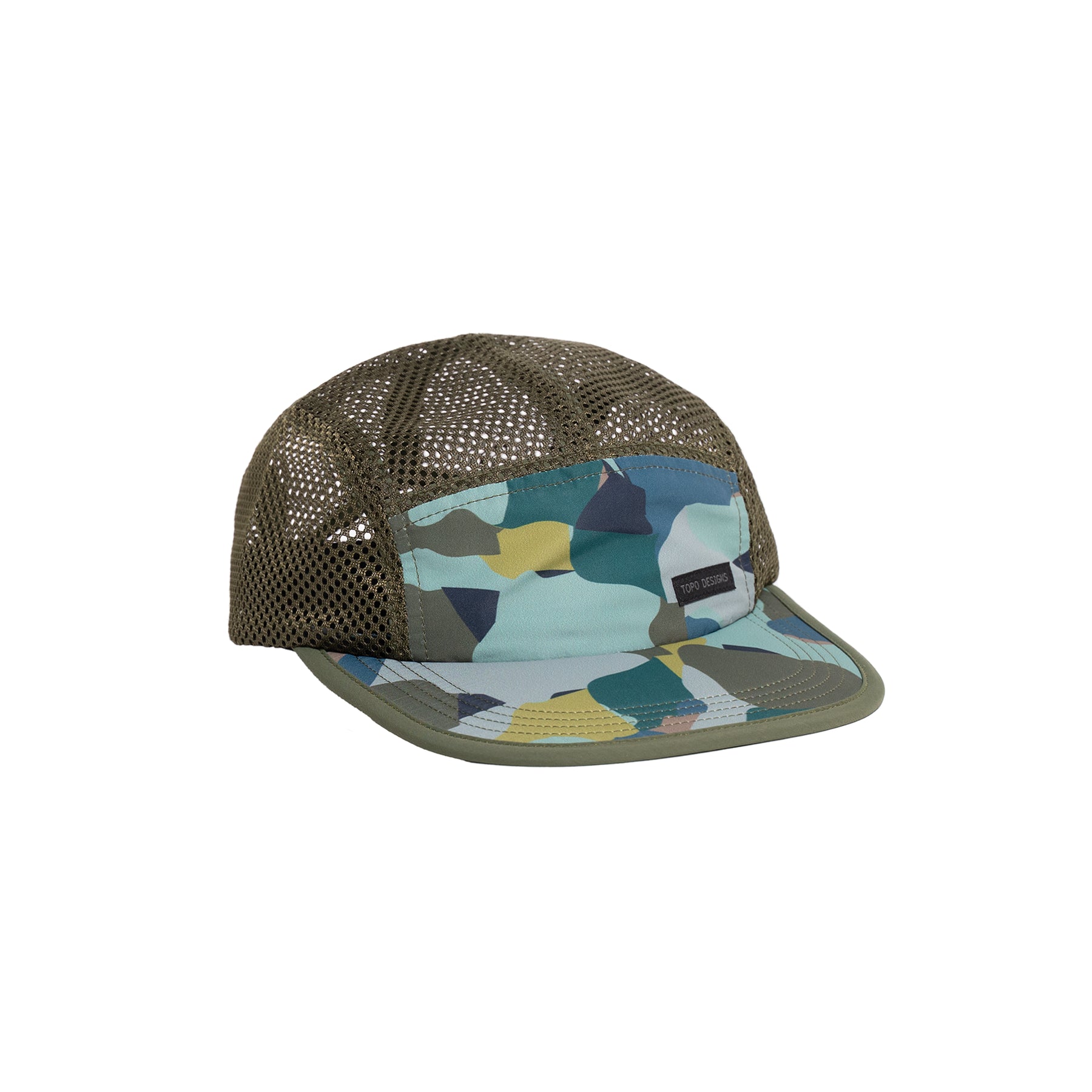 Topo Designs Global Hat, Green Camo