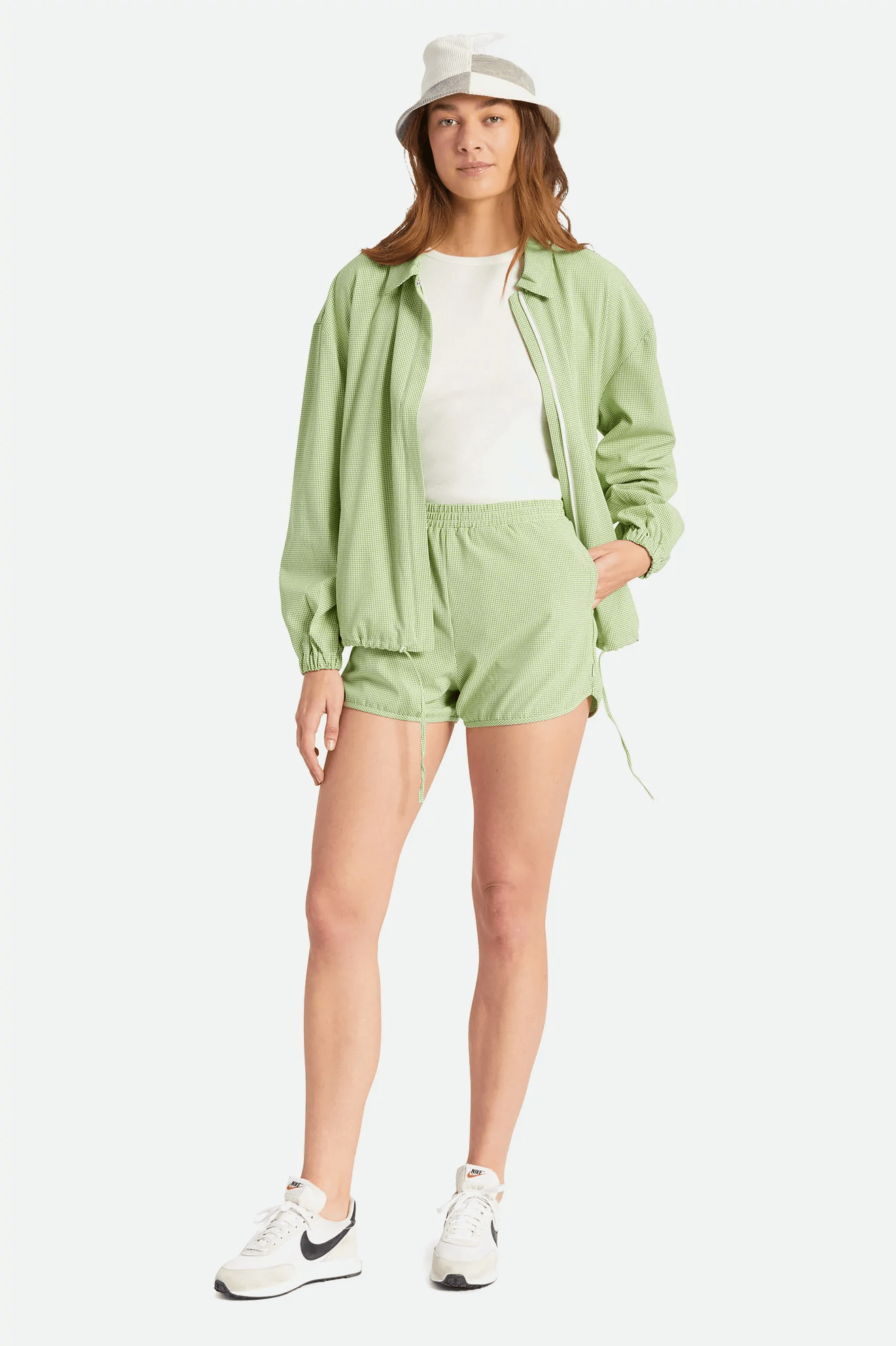 Brixton WMNS Gingham Runner Shorts Brixton WMNS Gingham Runner Shorts