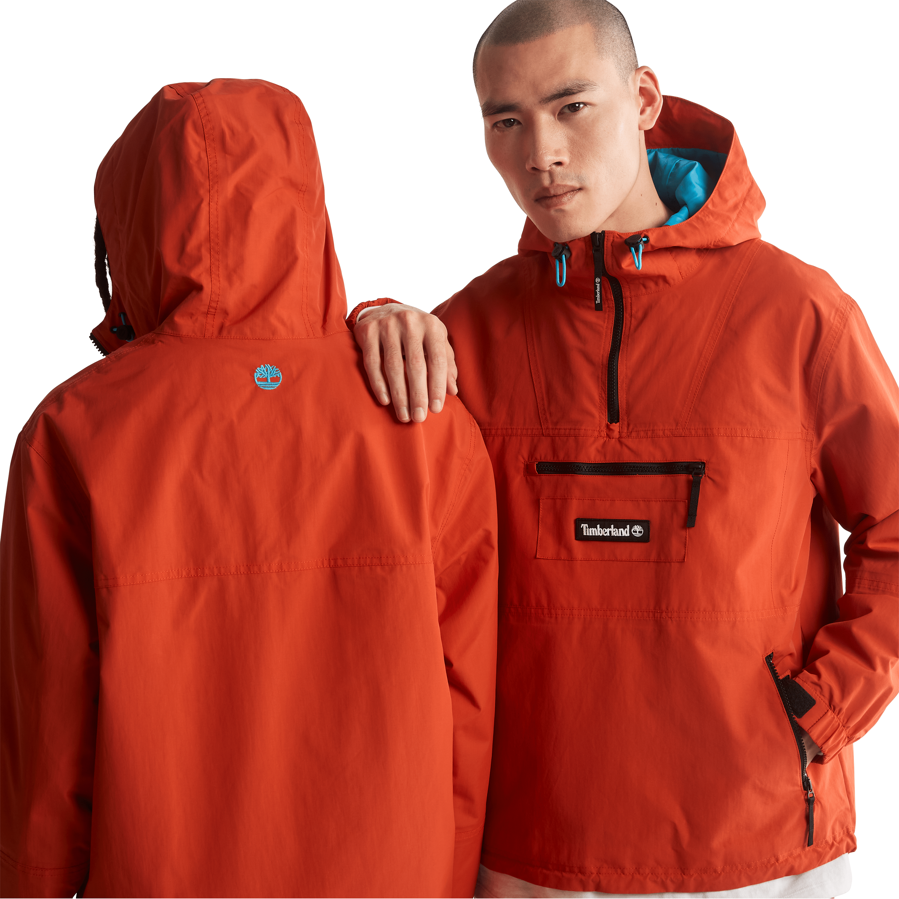 Timberland Rainwear Anorak, Burnt Ochre