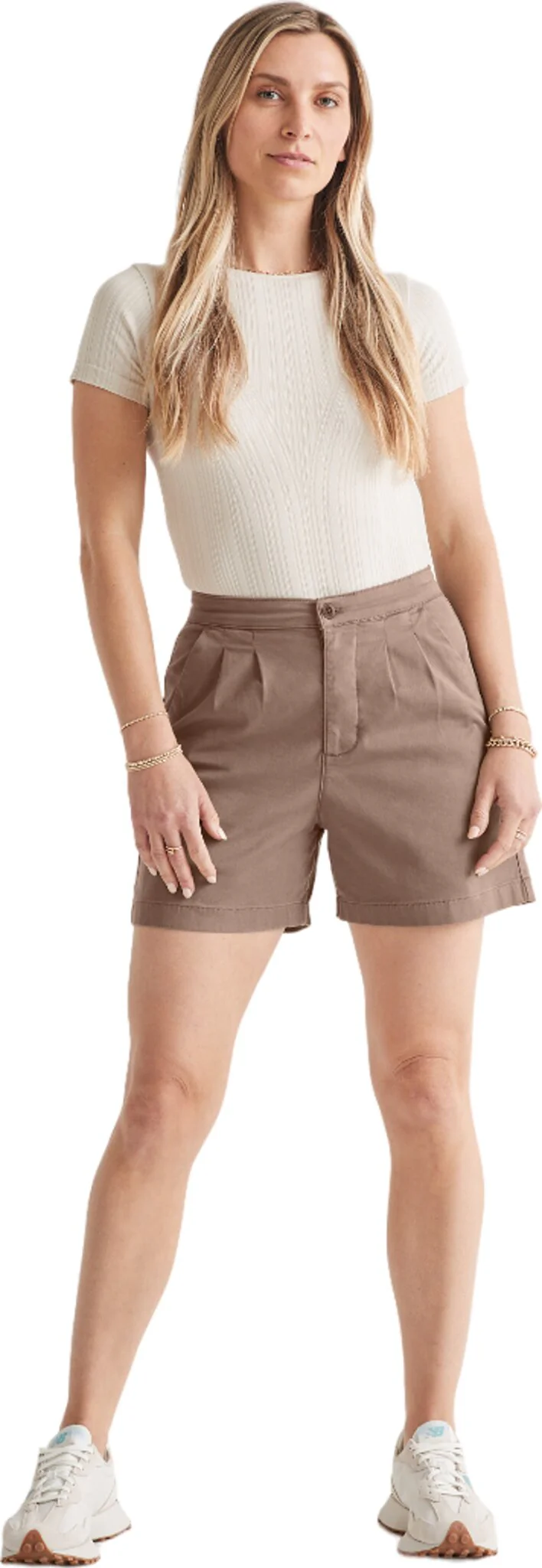 DUER WMNS Live Free Pleated Shorts Sand DUER WMNS Live Free Pleated Shorts Sand