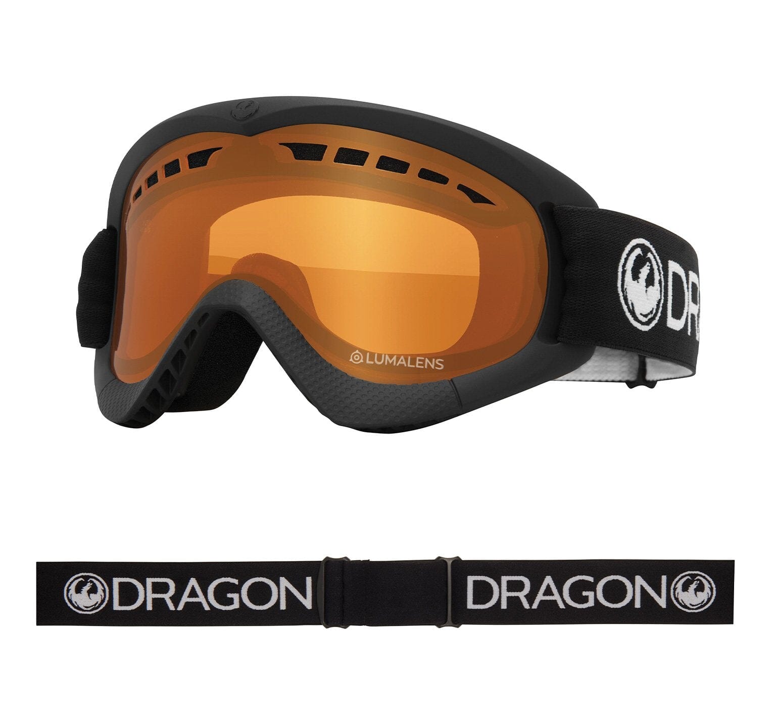 Dragon DXs Goggles, Black Amber