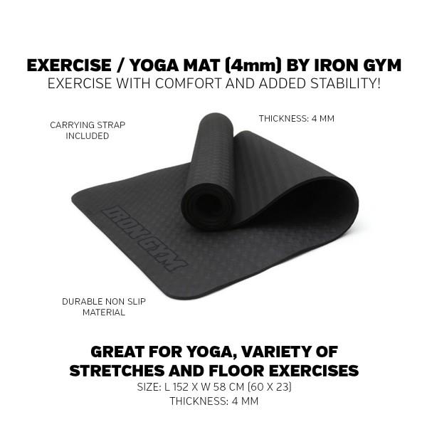 Iron Gym® Exercise & Yoga Mat With
