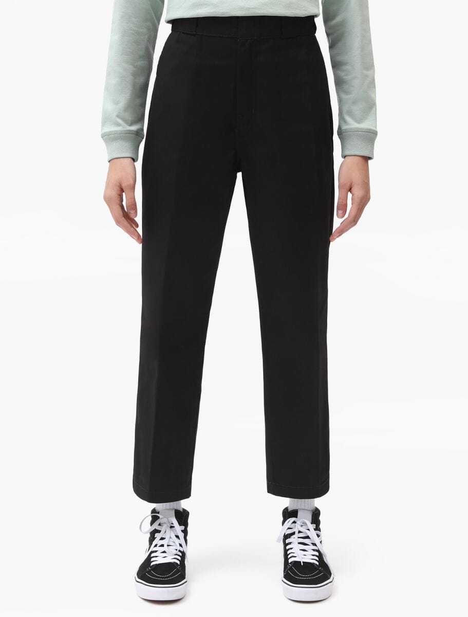 Dickies WMNS 874 Cropped Pant, Black Dickies WMNS 874 Cropped Pant, Black