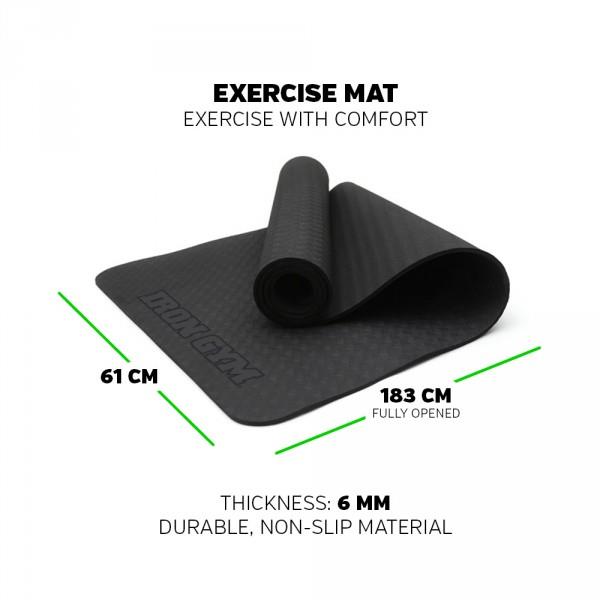 Iron Gym® Exercise Mat (Tpe) - Iron Gym® Exercise Mat (Tpe) -