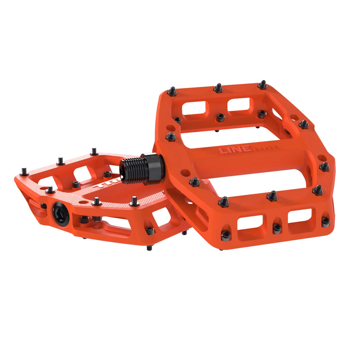 Trek Line Elite Flat Pedal, Roarange