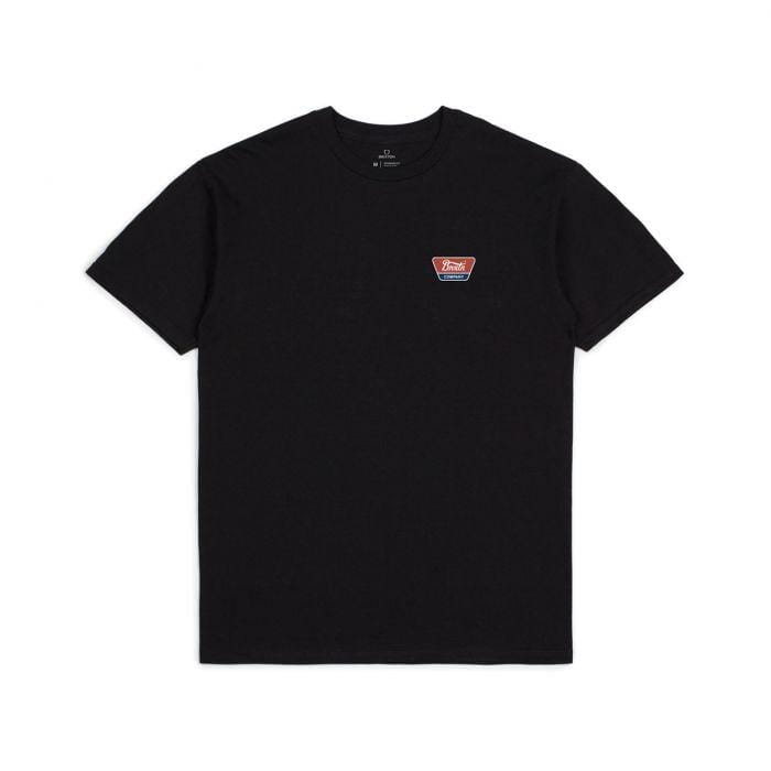 Brixton Linwood T-Shirt, Black/Red Brixton Linwood T-Shirt, Black/Red