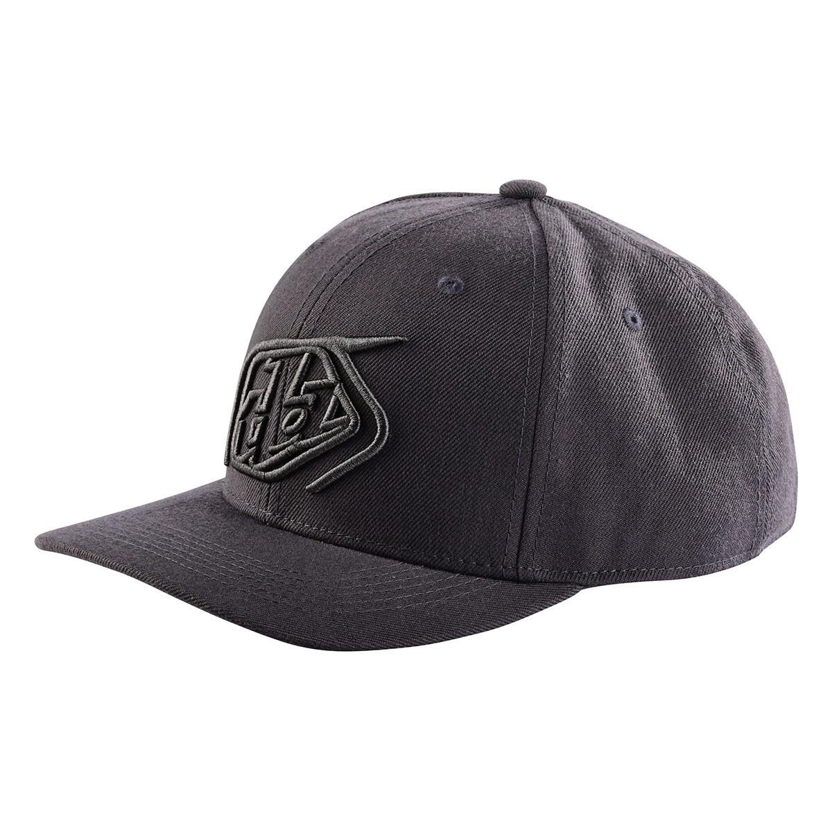 Troy Lee Designs Crop Snapback, Charcoal