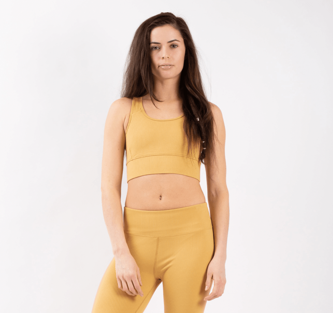 Eivy Rider Rib Sports Bra, Faded Amber