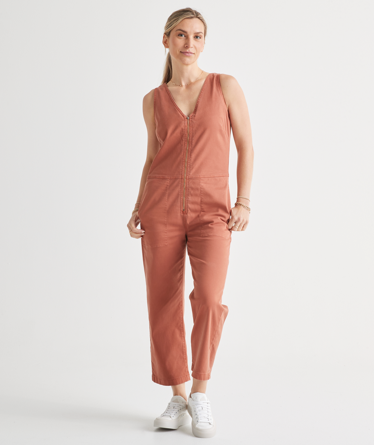 DUER WMNS Live Free Jumpsuit, Canyon