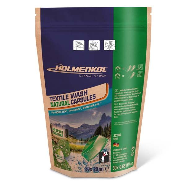 Holmenkol Textile Wash Natural Capsules