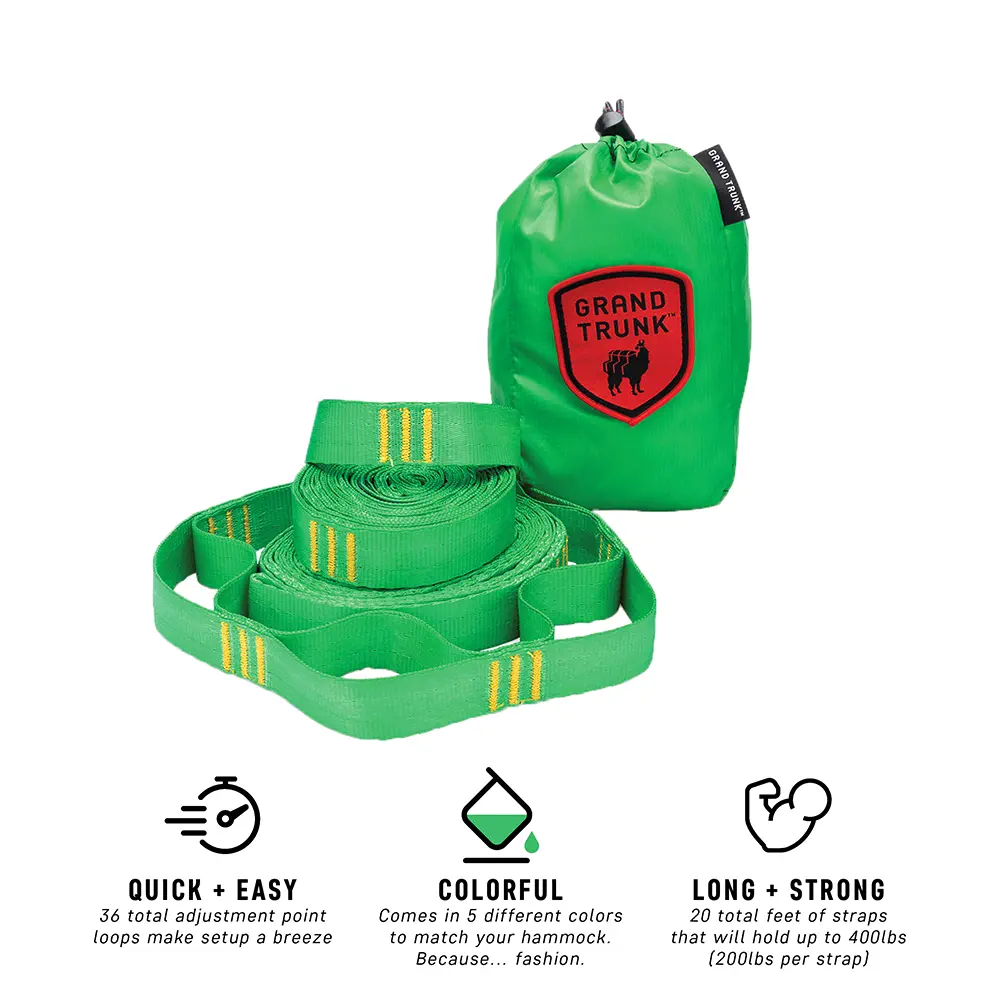 Grand Trunk Trunk Straps, Green