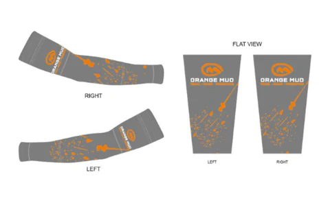 Orange Mud Arm Cooler Grey