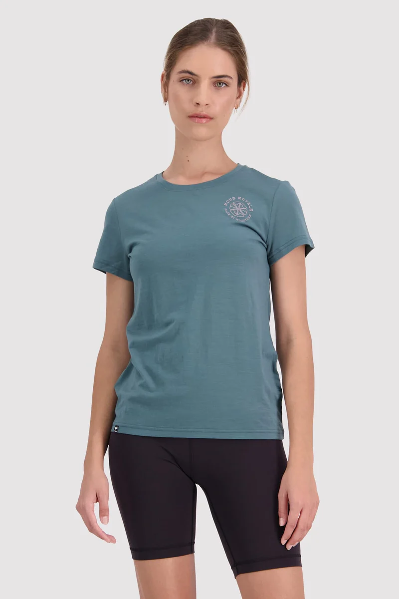 Mons Royale WMNS Icon Tee Burnt Sage Mons Royale WMNS Icon Tee Burnt Sage