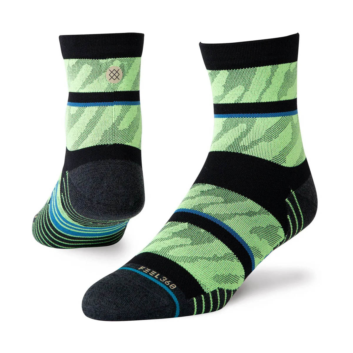 Stance Embrun Socks, Neon Green