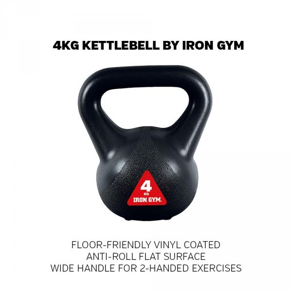 Iron Gym® 4Kg Kettlebell - Iron Gym® 4Kg Kettlebell -