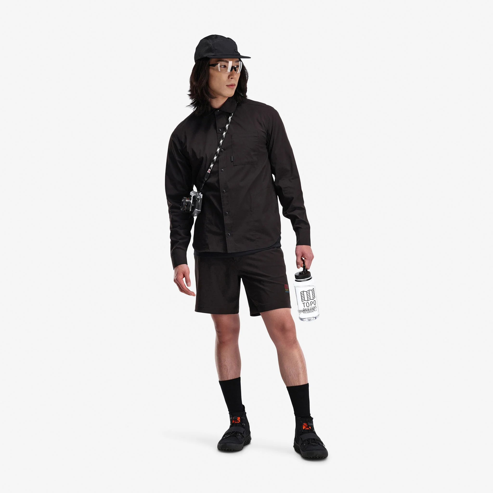 Topo Designs Global Shirt, Black