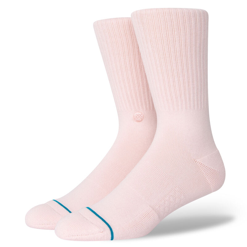 Stance Icon Crew Socks, Pink