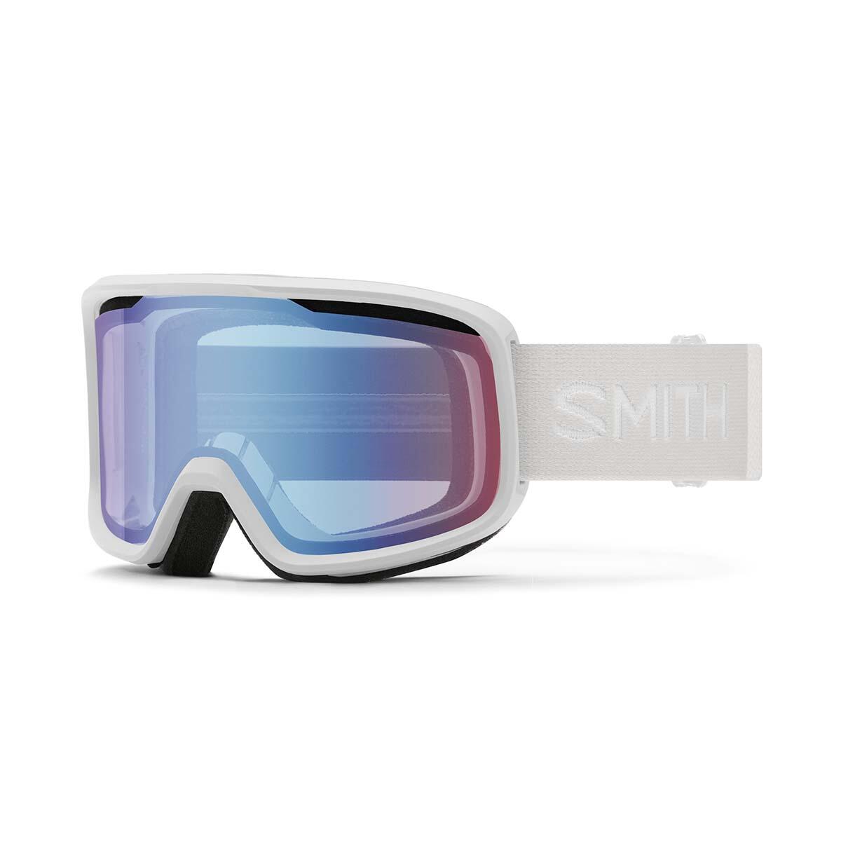 Smith Frontier Matte White, Blue Sensor
